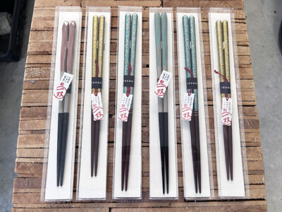 画像：お箸-天然木うるし(喰先)「一双」issou